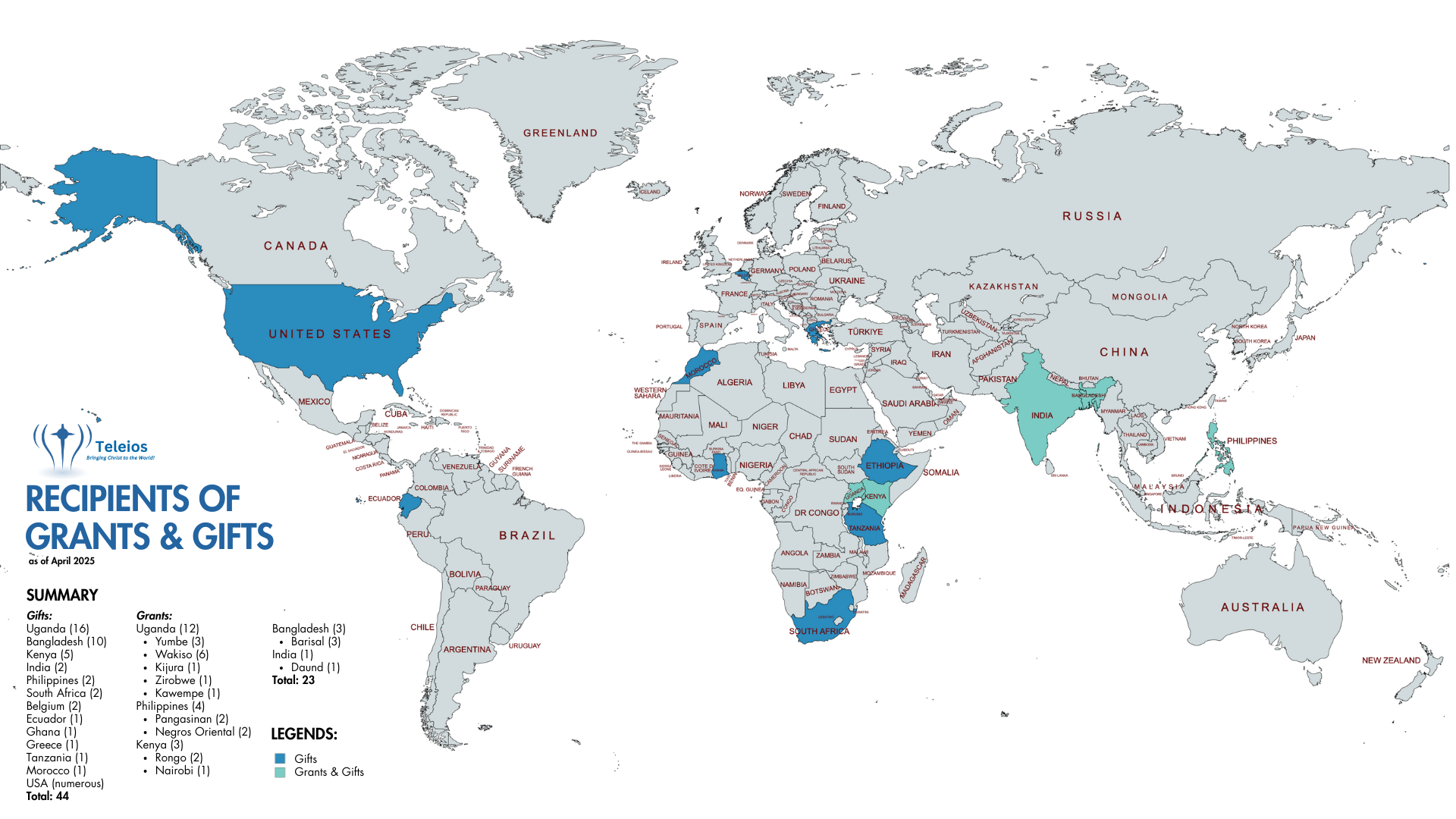 world map